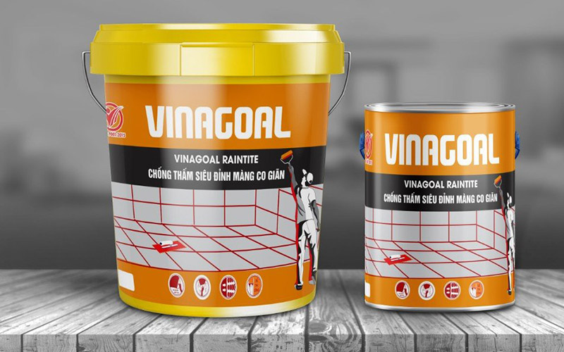 Sơn chống thấm siêu đỉnh màng co giãn VG-18 Vinagoal Raintile