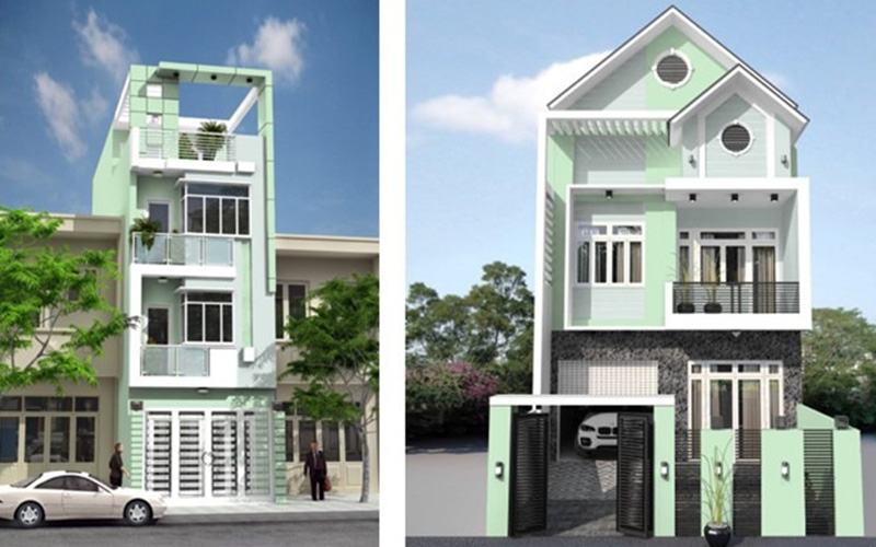 màu sơn nước ngoại thất