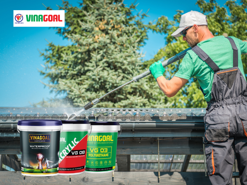 sơn chống thấm máng xối